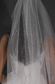 Glitter Wedding Veil -Megan