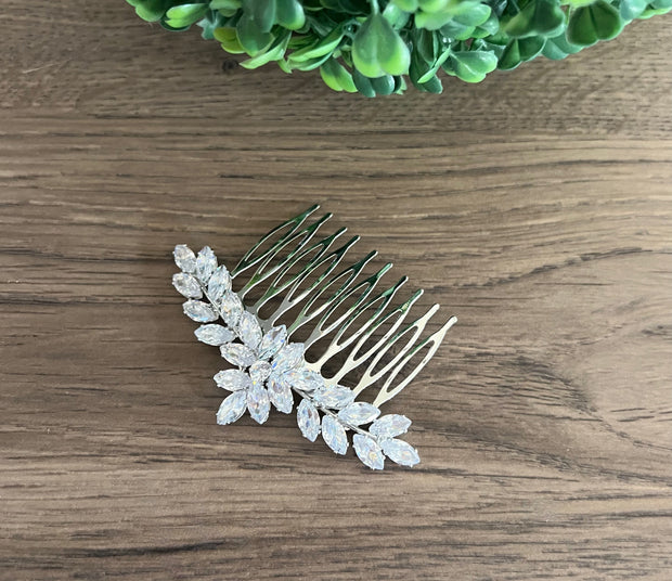 Crystal Bridal Hair comb - Alison