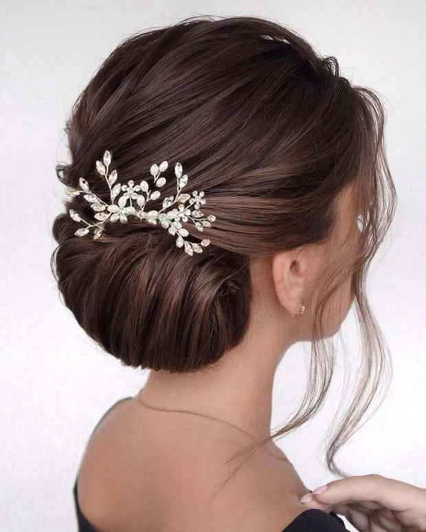 Floral Bridal Hair piece-Autumn