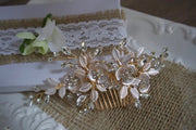 Bridal Hair comb - Cindy