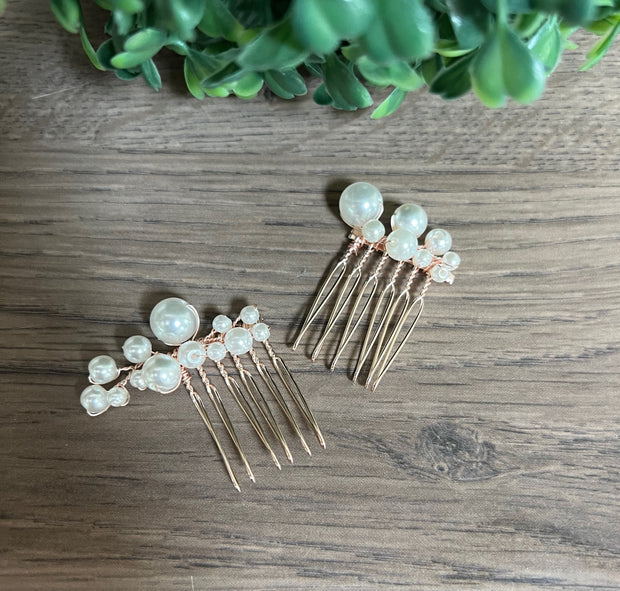 Pearl Hair Comb - Tracy