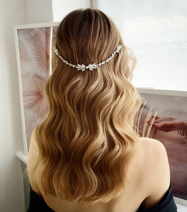 Denise - Bridal Crystal Hair Vine