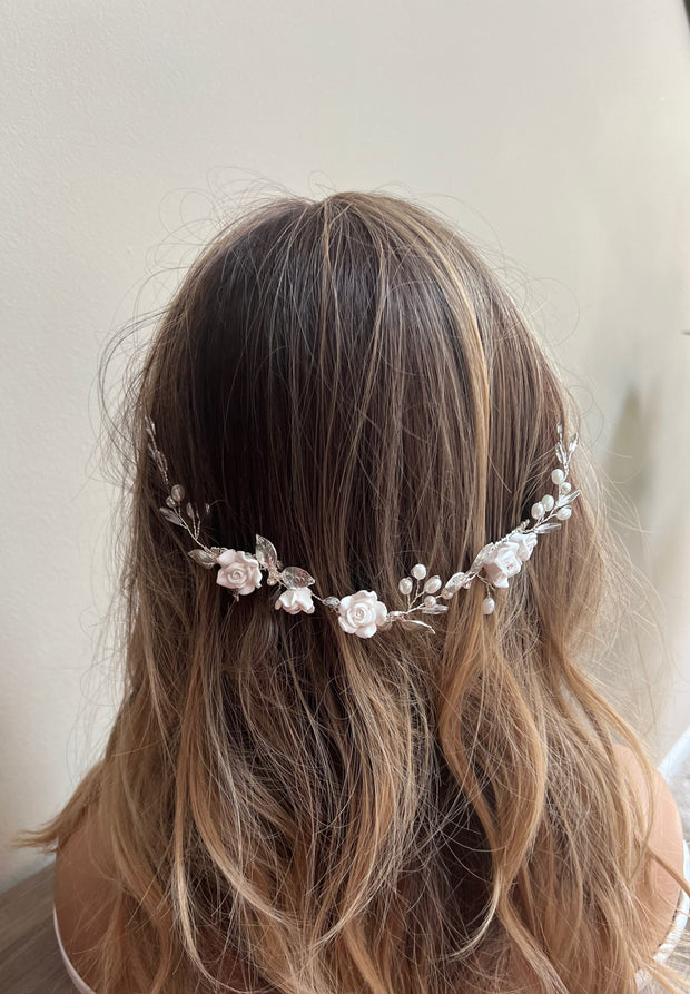 Floral Bridal Hair Comb - Molly