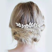 Crystal Bridal Hair Comb - Mallory