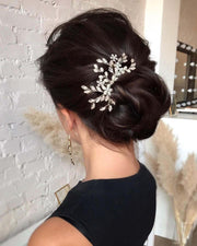 Pearl Bridal Hair piece-Autumn