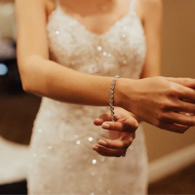 Crystal Wedding Bracelet - Ashley