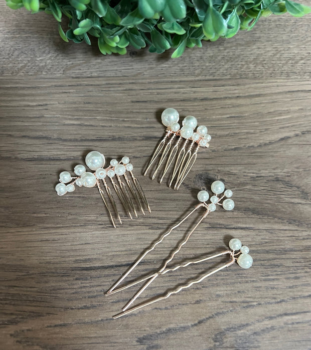 Pearl Hair Piece - Tracy