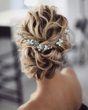 Floral Bridal Hair piece - Kelli