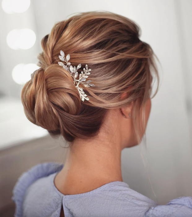 Crystal Hair Pins Something blue - Lindsay