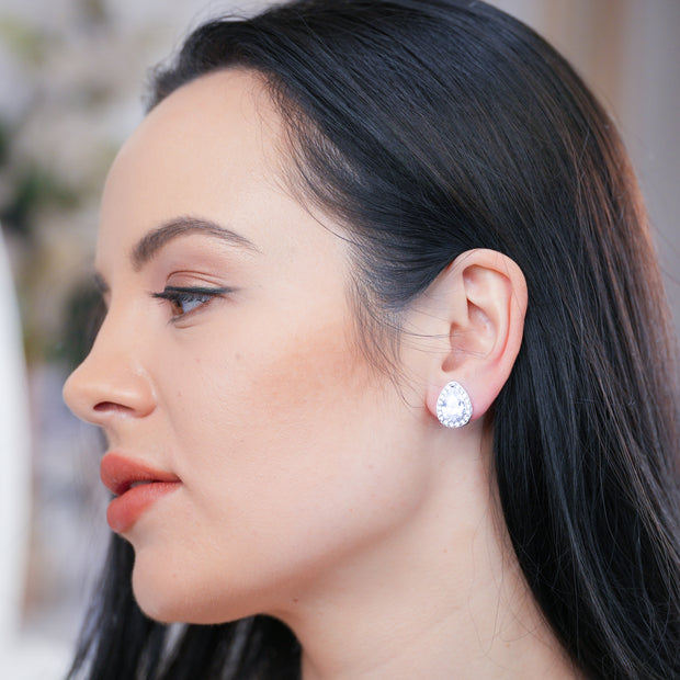 Natasha - Crystal Bridal Earrings
