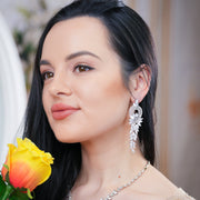Long Bridal Earrings - Kristina