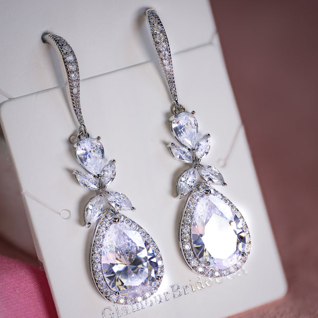 Gorgeous Crystal Drop Earrings - Kristin