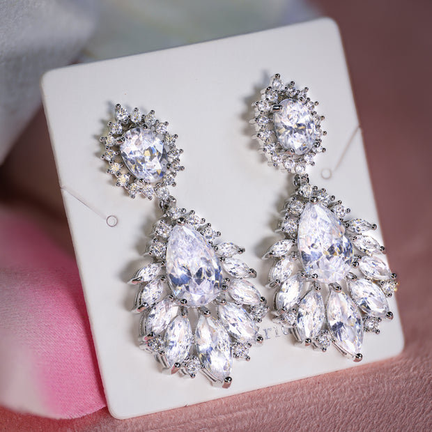 Stacy - Statement Bridal Earrings