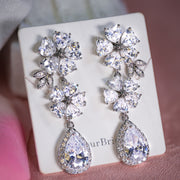 Leah - Crystal Bridal Earrings