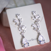 Melanie - Crystal Bridal Earrings