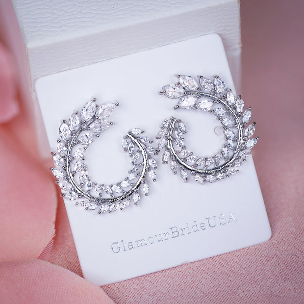 Courtney - Crystal Bridal Earrings