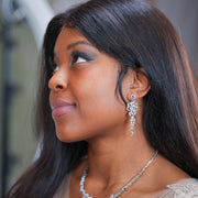 Karen - Crystal Bridal Earrings