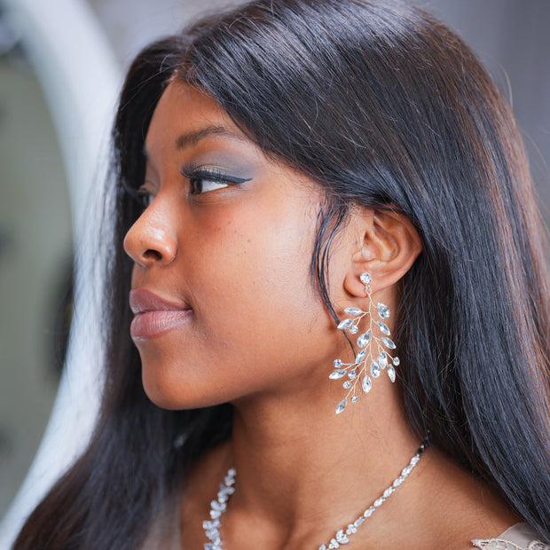 Alexandra - Crystal Bridal Earrings