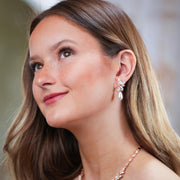 Sarah - Pearl Bridal Earrings
