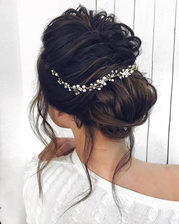 Melinda - Bridal hair piece