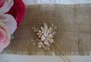 Floral Wedding hair pins - Tiffany