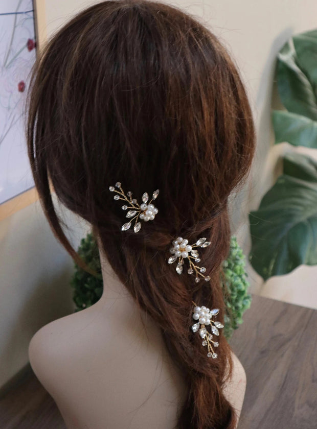 Pearl Wedding hair pins - Kimberly