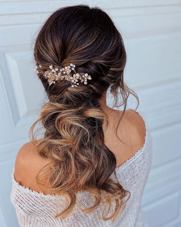 Bridal Hair comb - Stefanie