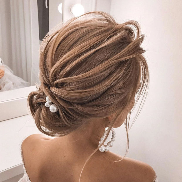 Pearl Wedding hair pins - Linda