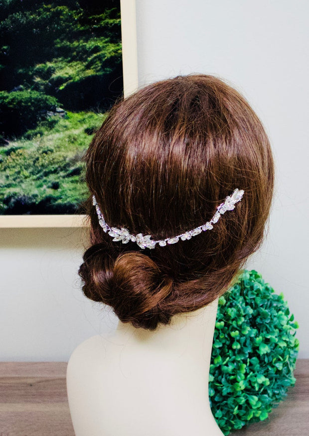 Denise - Crystal Rose Gold Bridal Comb