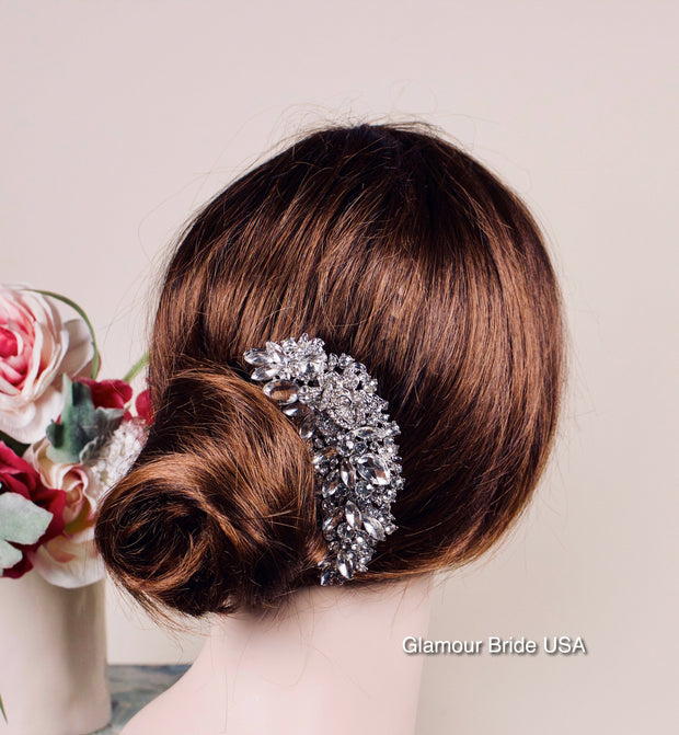Rhinestone Bridal Comb Bridal Comb Wedding Hair Comb Rhinestone Comb Crystal Hair Comb Rhinestone Bridal Headpiece Art Deco Bridal Comb