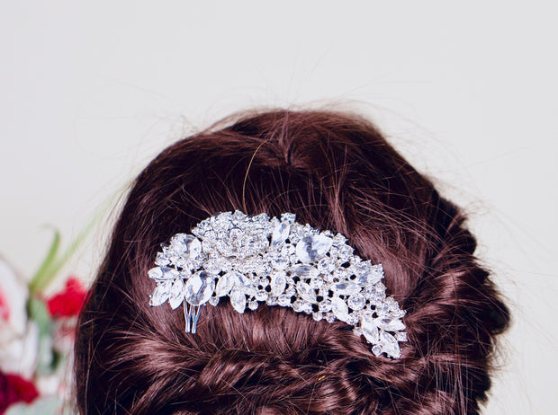 Rhinestone Bridal Comb Bridal Comb Wedding Hair Comb Rhinestone Comb Crystal Hair Comb Rhinestone Bridal Headpiece Art Deco Bridal Comb