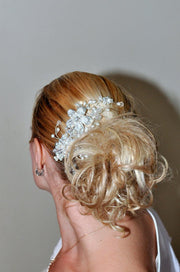 Bridal hair piece Wedding hair piece Bridal hair vine Silver hair piece Wedding Hair Accessories Bridal hair accessories  Crystal hair comb