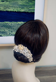 Crystal bridal hair piece Crystal wedding hair comb Bridal hair accessories Crystal wedding headpiece Floral hair comb