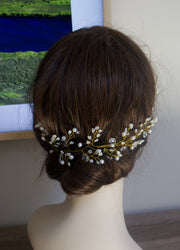 Wedding Hair Accessories Bridal Hair Vine Gold Bridal Hairpiece Gold Bridal Head Piece Gold Hair Vine Vintage Bridal Hair