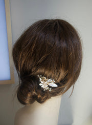 Bridal Hair Comb Wedding Hair comb Rose Gold Bridal Hair piece Wedding Hair Accessories Floral Bridal Hair Comb Bridal Hair Accessories