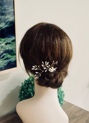 Bridal Hair pins Wedding Hair pins Pearl Crystal Wedding Hair Piece Pearl Wedding Hair Vine Bridal Hair Piece Pearl Bridal Hair Vine