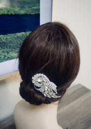 Bridal hair comb  Crystal Hair pin  silver Bridal hair piece Wedding hair piece Bridal hair piece Bridal hair accessory Crystal hair vine