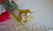 Bridal hair piece Bridal hair pins Bridal hair pin Gold Bridal hair comb Gold hair pins Wedding hair piece Wedding hair pins