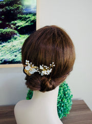 Bridal Hair Piece  Bridal Hair Accessories Wedding Hair Accessories Bridal Hair Comb Gold Hair Comb Bridal Headpiece Bridesmaids Gift