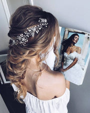 Wedding Hair Vine Bridal Hair Vine Bridal Headpiece Wedding Hairvine Wedding Hair Accessories Wedding Headpiece  Silver Hair Vine