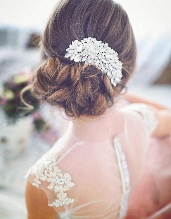 Bridal hair comb - Meredith