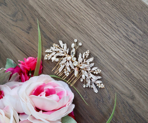 Bridal Hair Comb -Meagan