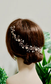 Bridal hair vine Bridal hair piece Bridal headpiece Bridal hair comb Wedding hair comb Wedding hair piece Rose Gold hair vine