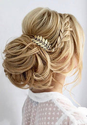 Leaf Hair Comb Bridal Hair Piece Wedding Hair Accessories Leaf Bridal Hair Comb Gold Wedding Hair Comb Gold Leaf Bridal Hair piece