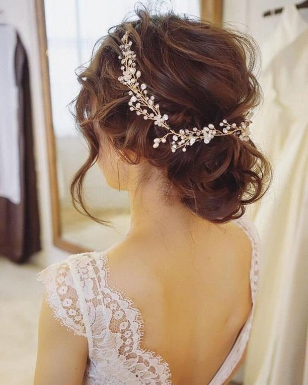 Bridal Hair vine Wedding Hair vine Rose Gold Bridal hair accessories Wedding Hair Accessories Bridal Hair Vine Rose Gold Bridal Hair piece