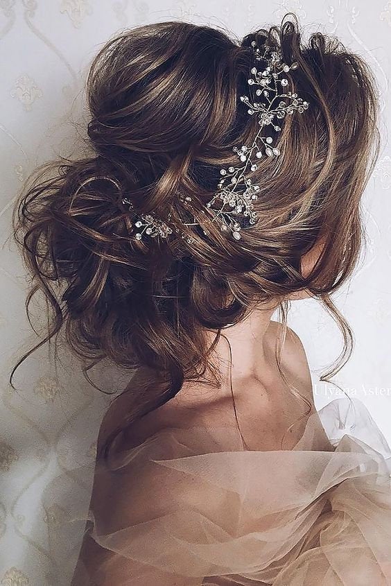 Nichole - Long Bridal Hair Vine