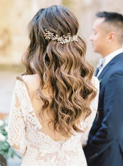 Bridal hair piece Bridal hair vine Silver Bridal headpiece Wedding Hair Accessories Silver Wedding hair piece Silver Bridal hair vine