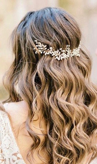Bridal hair vine Bridal hair piece  Bridal Hair Accessories Wedding Hair Accessories Silver Wedding hair piece Rose gold Bridal hair vine