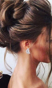 Elizabeth-Crystal Bridal Earrings