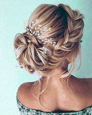 Wedding hair piece Bridal hair piece Bridal hair comb Something Blue Wedding hair comb Wedding Hair Accessories Blue Opal Bridal hair piece